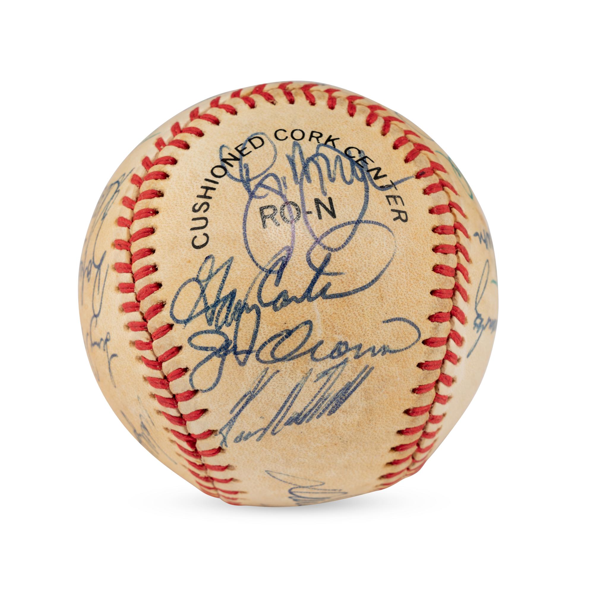 A 1986 World Series Champions New York Mets Team Signed Autograph Baseball (Beckett Authentication Services Letter of Authenticity)