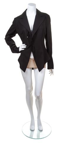 A Yohji Yamamoto Black Cotton Jacket,