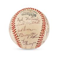 A 1955 Allentown Cardinals Team Signed Autograph Baseball
