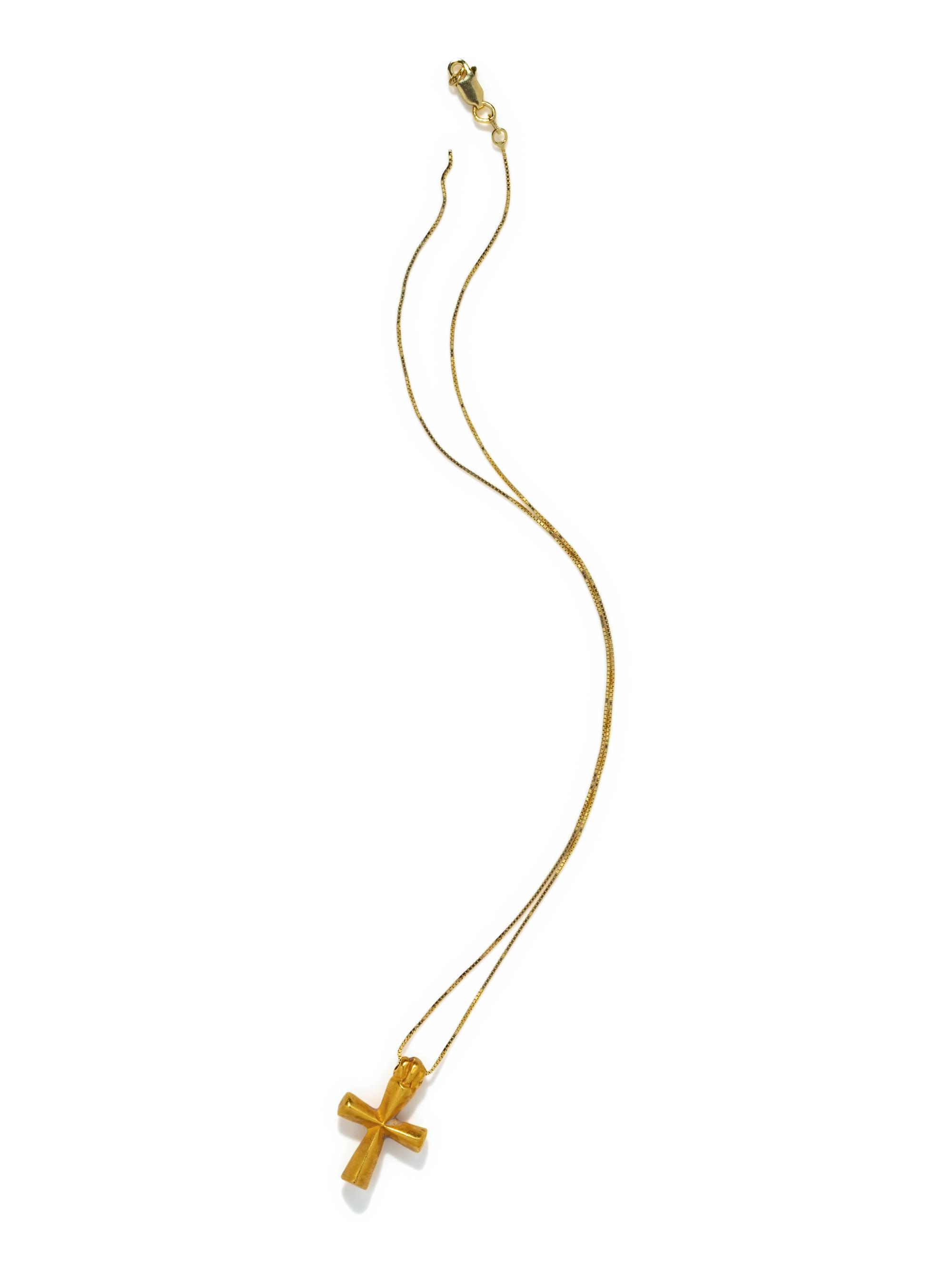 A Byzantine Gold Cross — with a modern gold chain