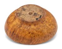 A Miniature Burlwood Dough Bowl, 19th Century