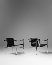 Pair of LC1 Armchairs, Cassina, France/Italy