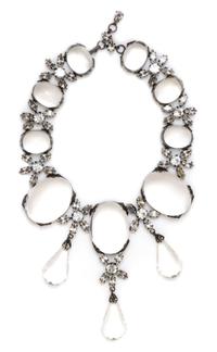 A Rhinestone and Resin Choker,