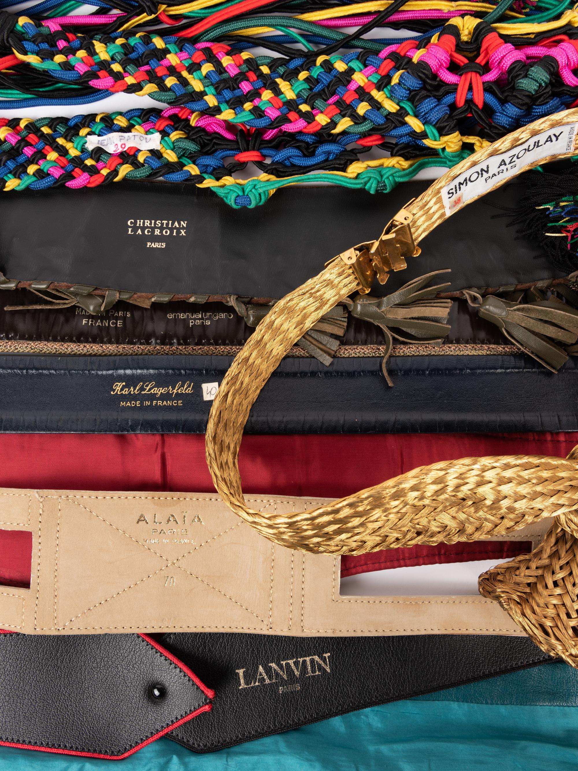 Ten Designer Belts, 1970-2000s
