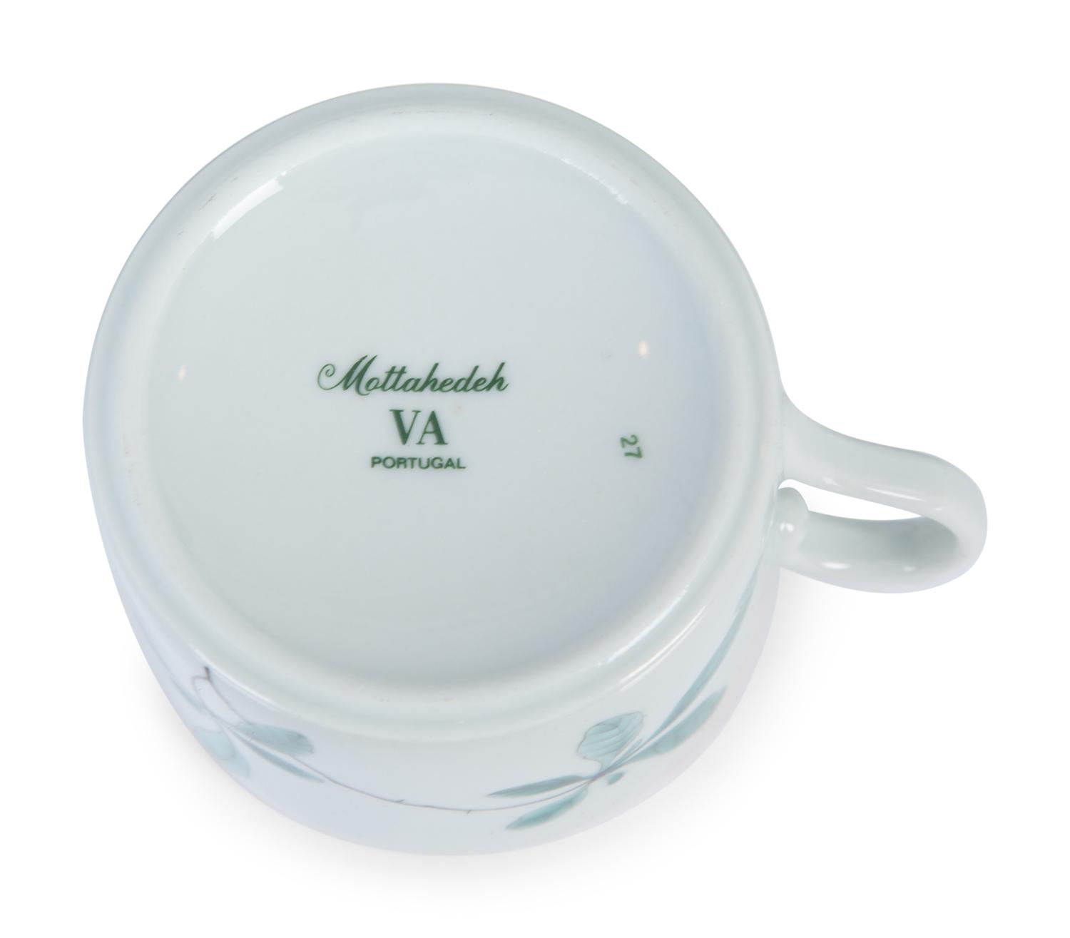 A 62-Piece Mottahedeh Famille Verte Porcelain Part Dinner Service — 20TH/21ST CENTURY
