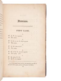 [CHESS]. A group of 3 works, comprising: