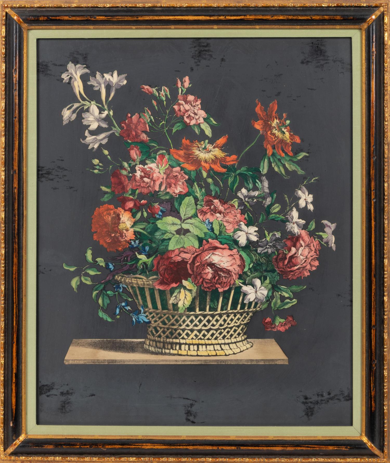 A Set of Four Floral Prints