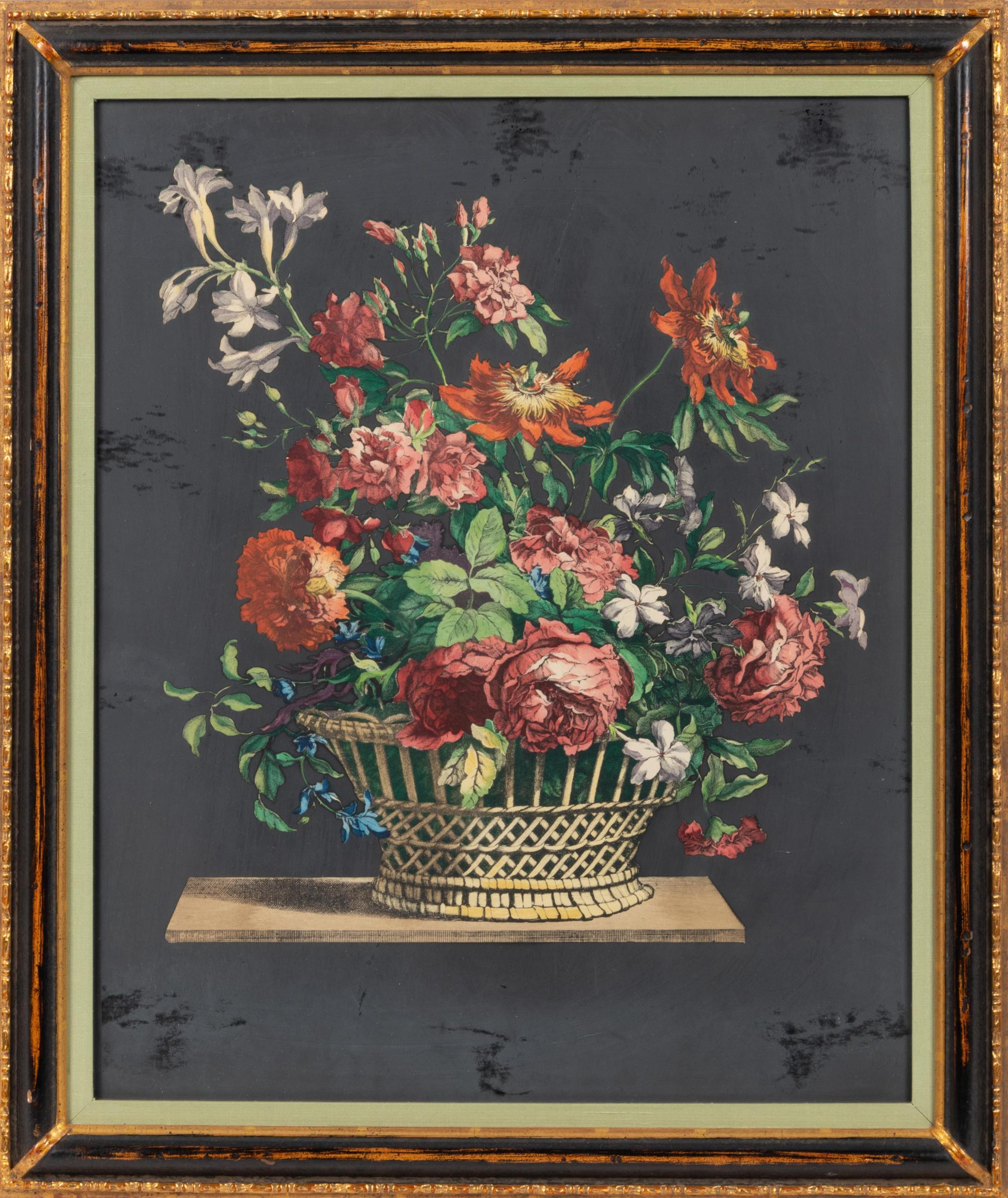 A Set of Four Floral Prints