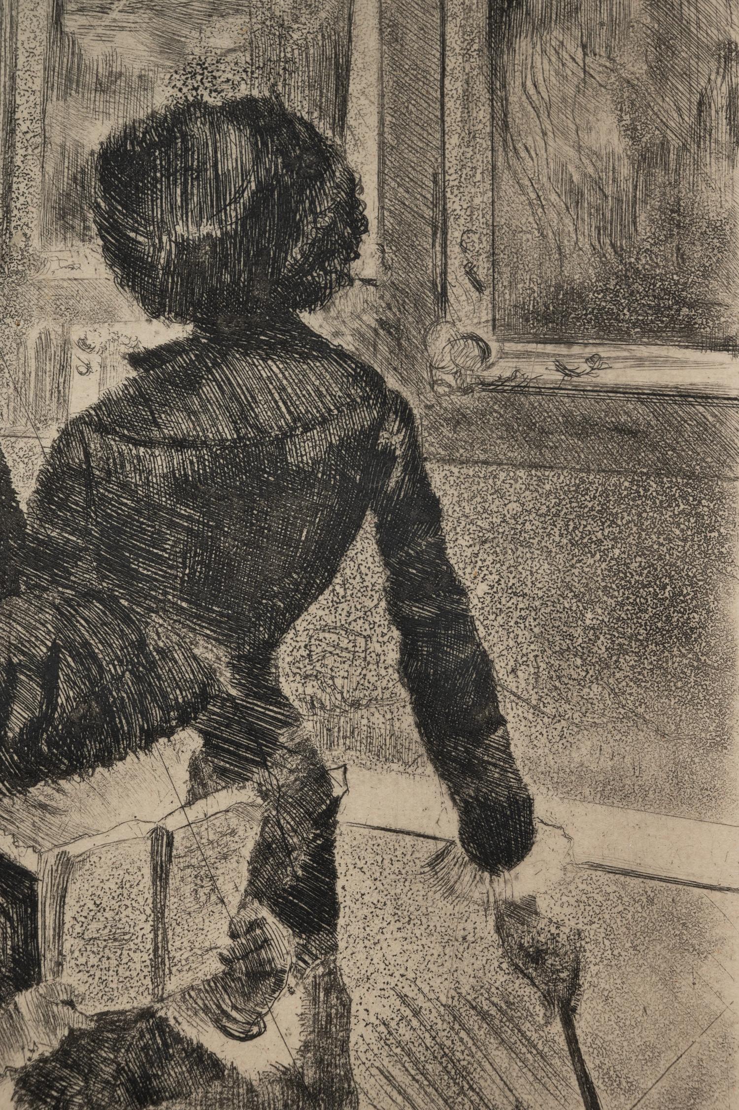 Au Louvre - La Peinture (Mary Cassatt)