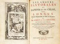 LONGUS. Les Amours Pastorales de Daphnis et de Chloe... Paris: Imprimees Por les Curieux, 1757.