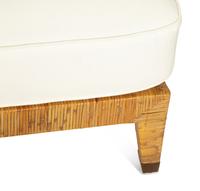 A Baker-McGuire St. Germain Rattan Lounge Chair