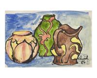 The Cork ; together with four Still Lifes with Crockery (Five Works)