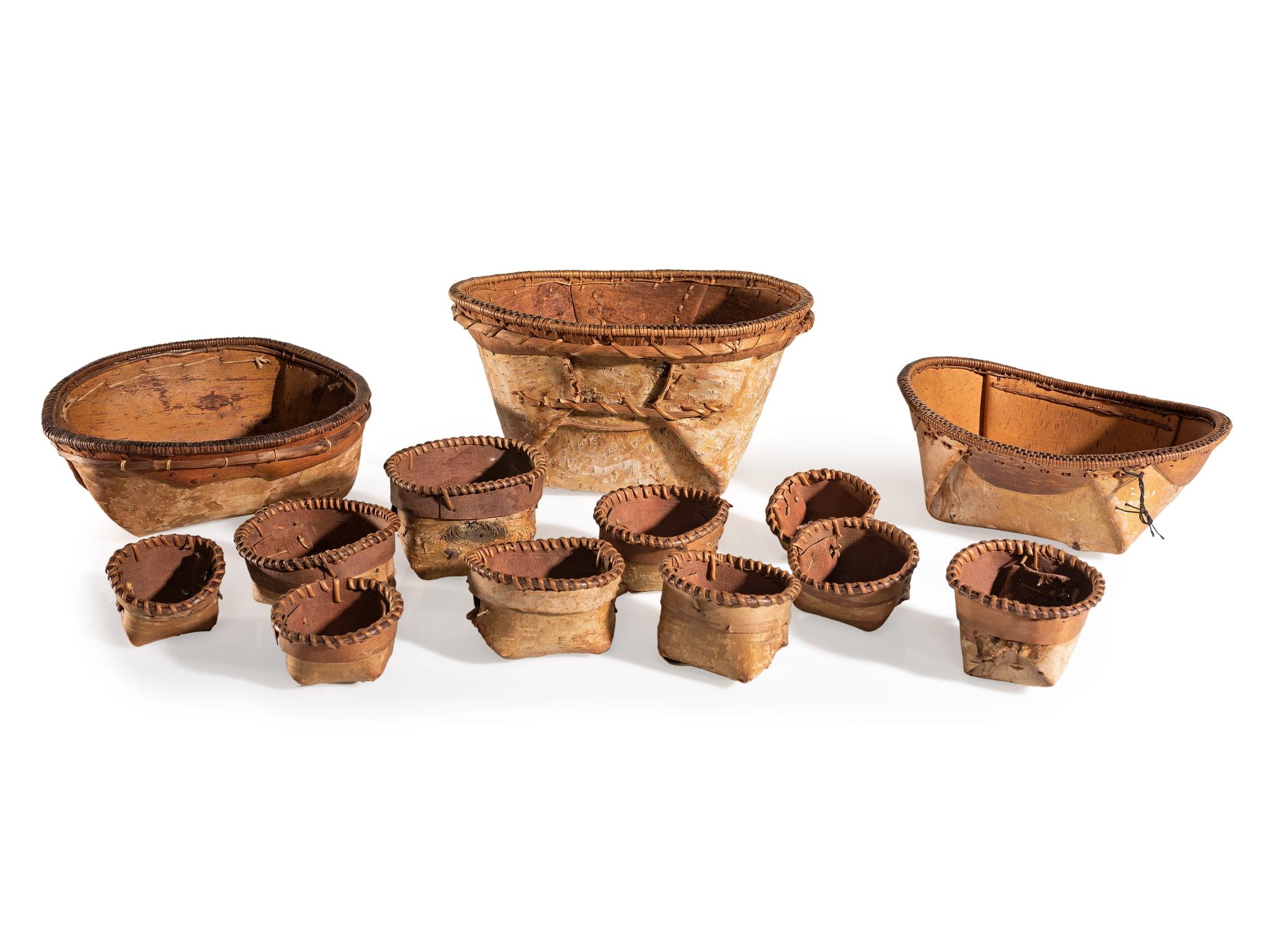 Alaskan Birchbark Baskets