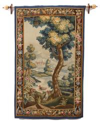 A French Aubusson Tapestry 66 1/2 x 41 inches. — LATE 19TH/EARLY 20TH CENTURY