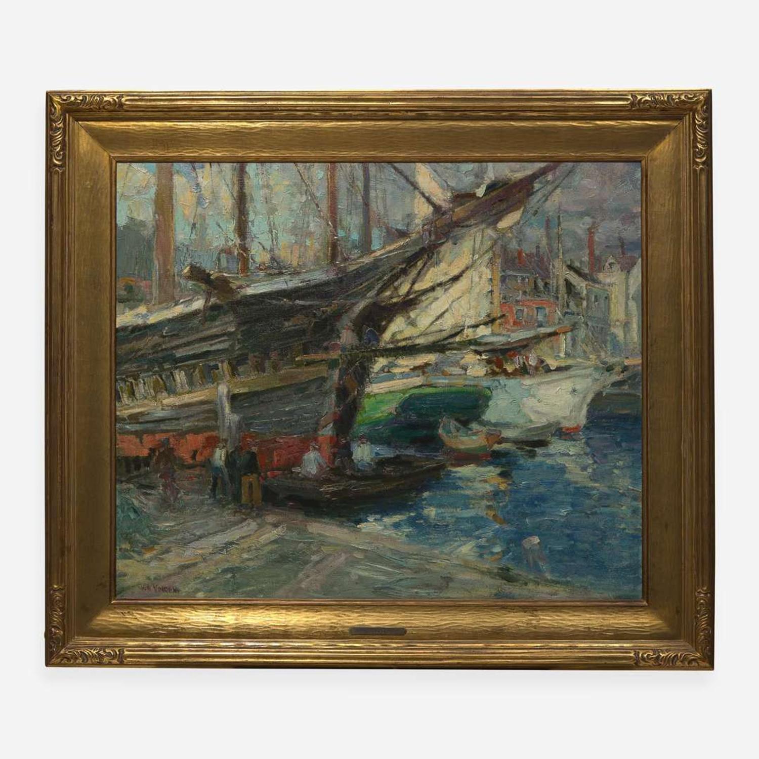 Harry Aiken Vincent (American, 1864–1931) Harbor View