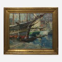 Harry Aiken Vincent (American, 1864–1931) Harbor View