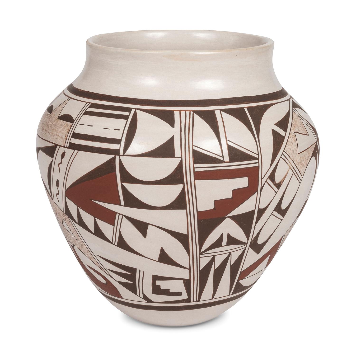Polychrome Jar, with Parrot