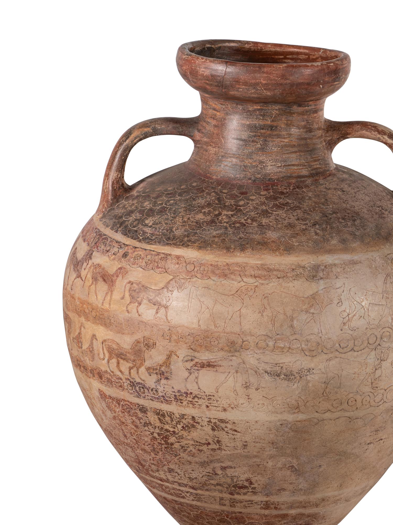 A Large Italo-Corinthian Scaled-Amphora