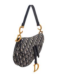 CHRISTIAN DIOR SADDLE BAG IN OBLIQUE CANVAS