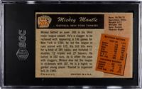 A Group of 1955 Bowman Mickey Mantle and Willie Mays SGC Graded Baseball Cards No. 202 (SGC 4.5 VG-EX+)
