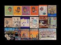 A Group of New York Mets Baseball Cards Ephemera and Signed Autographs