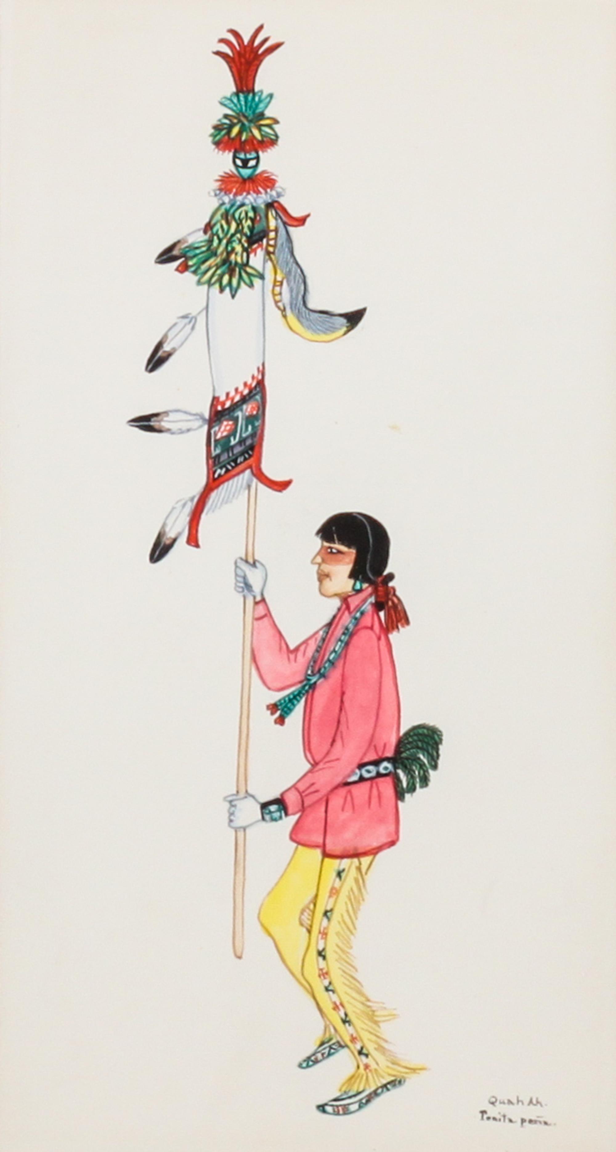 Tonita Vigil Pena, (San Ildefonso, 1893-1949), Pueblo Dancer, circa 1915