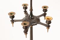 A Pair of French Parcel-Gilt and Patinated Bronze Lamps — LATE 19TH CENTURY