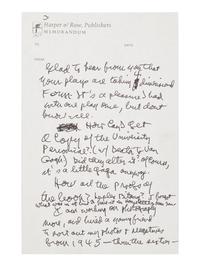 GINSBERG, Allen (1926-1997). Autograph letter signed ("Allan"), to István Eörsi. New York, New York, 11 May 1984. 4 pages, 8vo, 215 x 138 mm, on Harper & Row, Publishers Memorandum paper, Ginsberg's return address stamped on the first page, with original envelope .