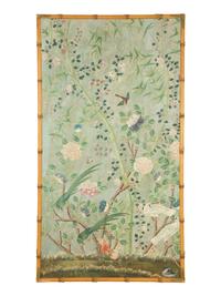 A Pair of Chinoiserie Wallpaper Panels — 19th/20th Century