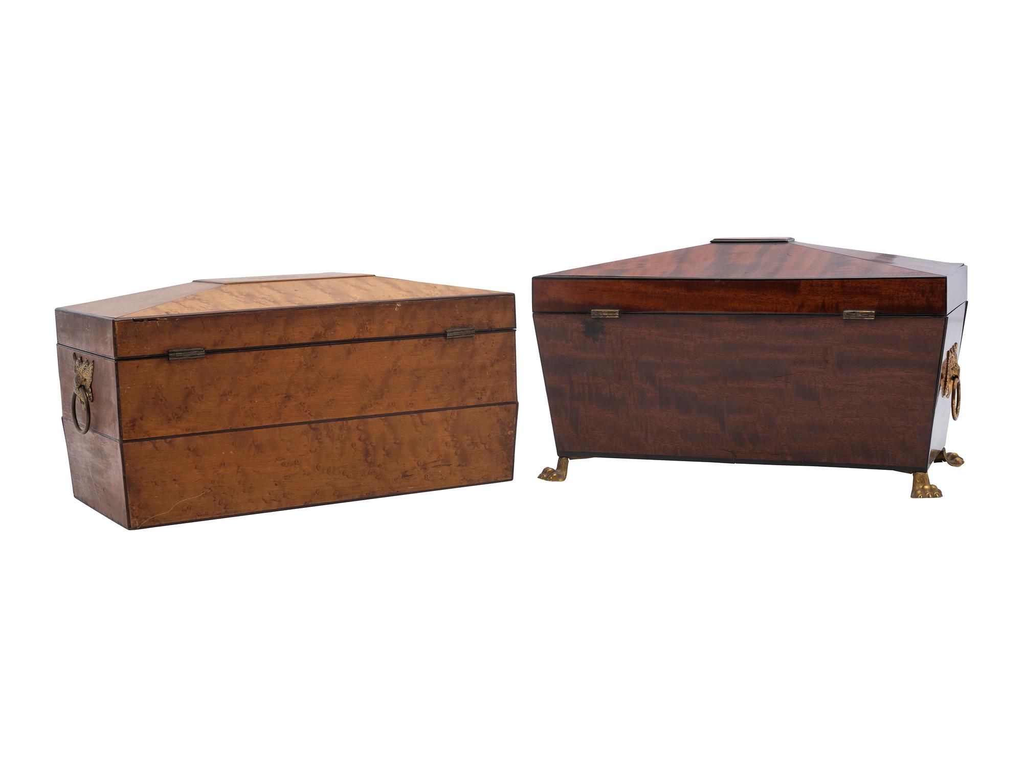 Two Georgian Tea Caddys
