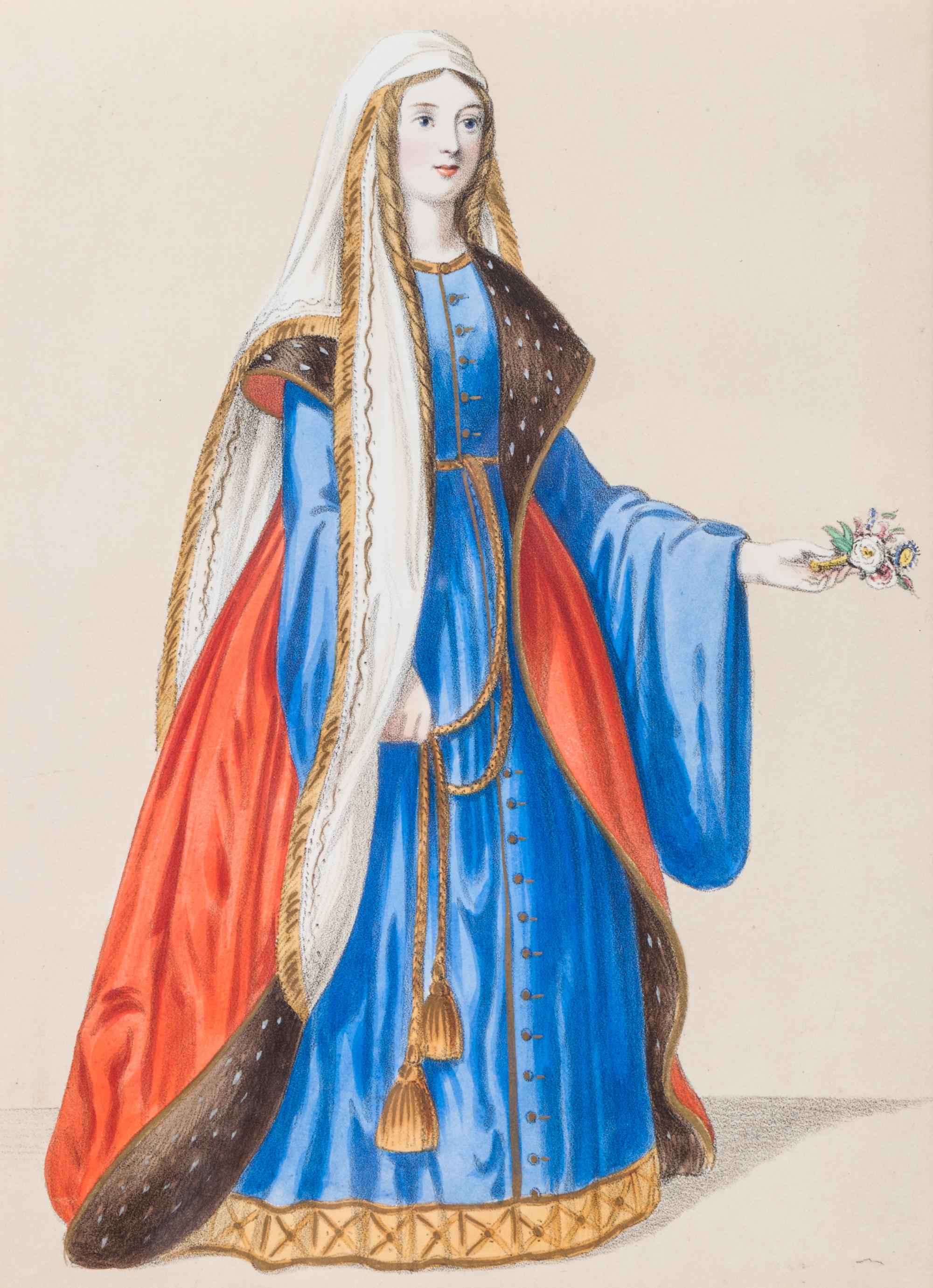 A Collection of 34 Late Georgian and Regency Style Fashion Plates Sight: 7 3/4 x 6 inches. — 20TH CENTURY