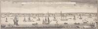 [Americana] [New York] Burgis, William (after). The South Prospect of the City of New York in America