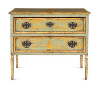 An Italian Chinoiserie-Decorated Commode