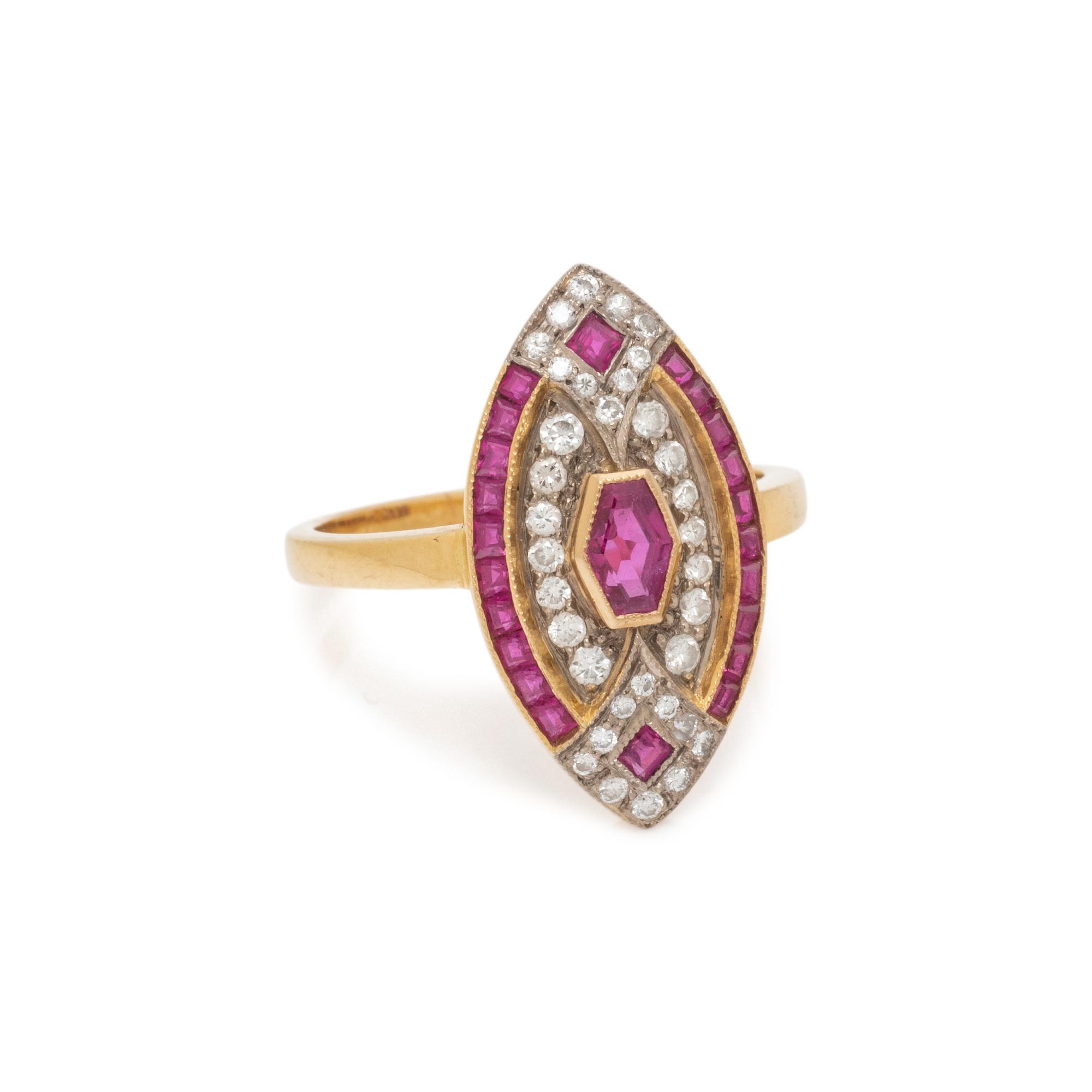 RUBY AND DIAMOND RING