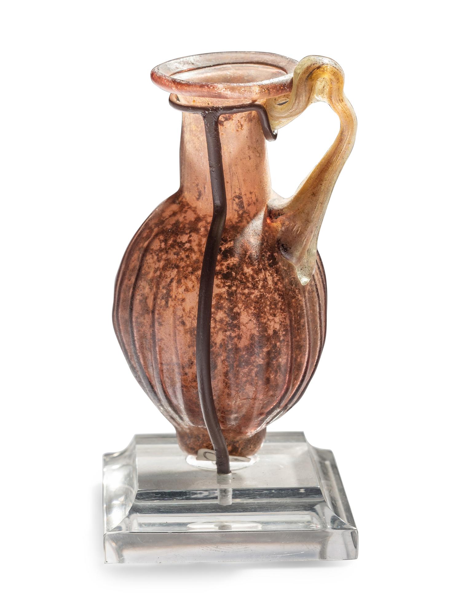A Roman Purple Glass Jug
