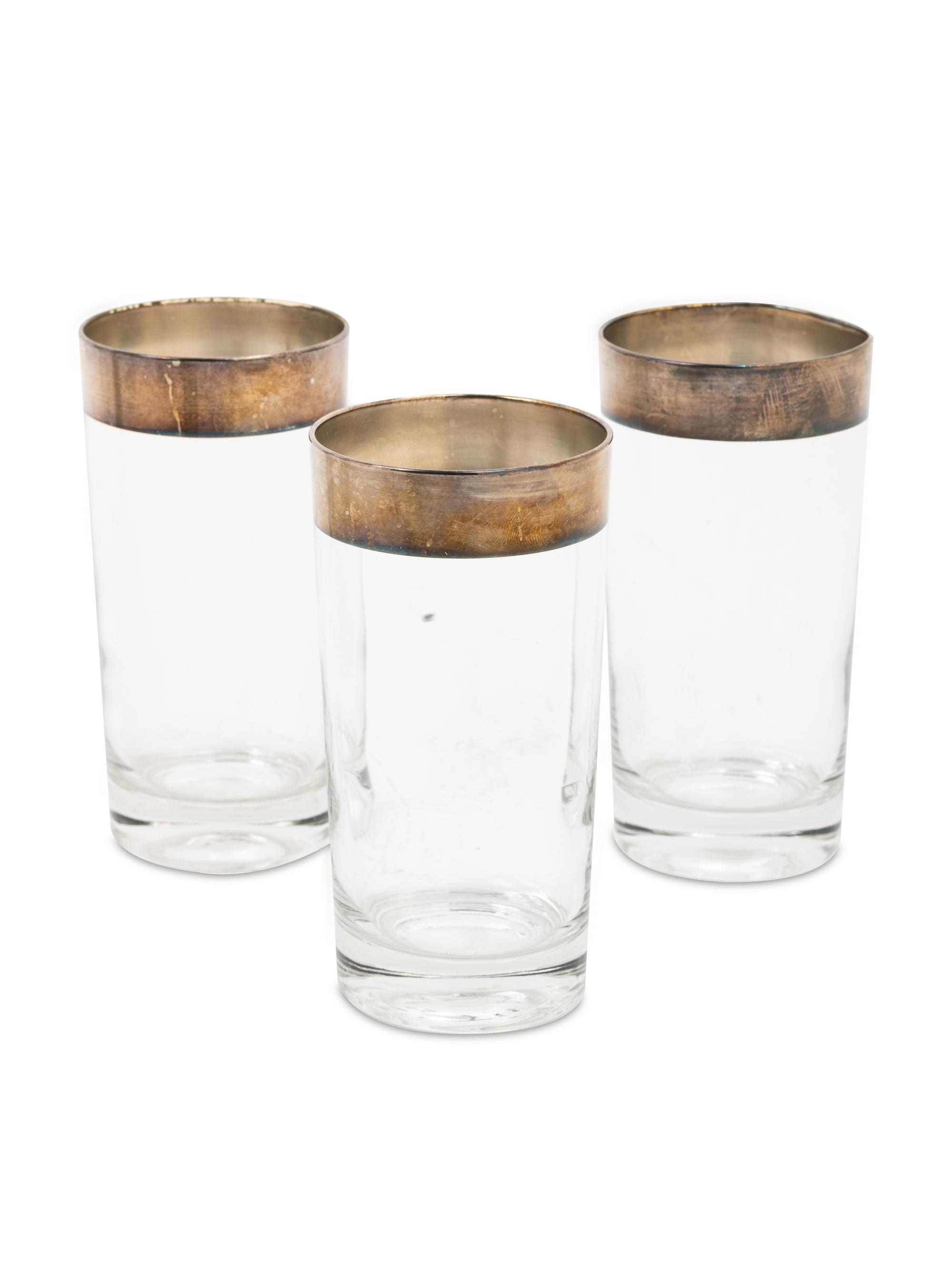 A Collection of Dorothy Thorpe Glass Stemware Articles