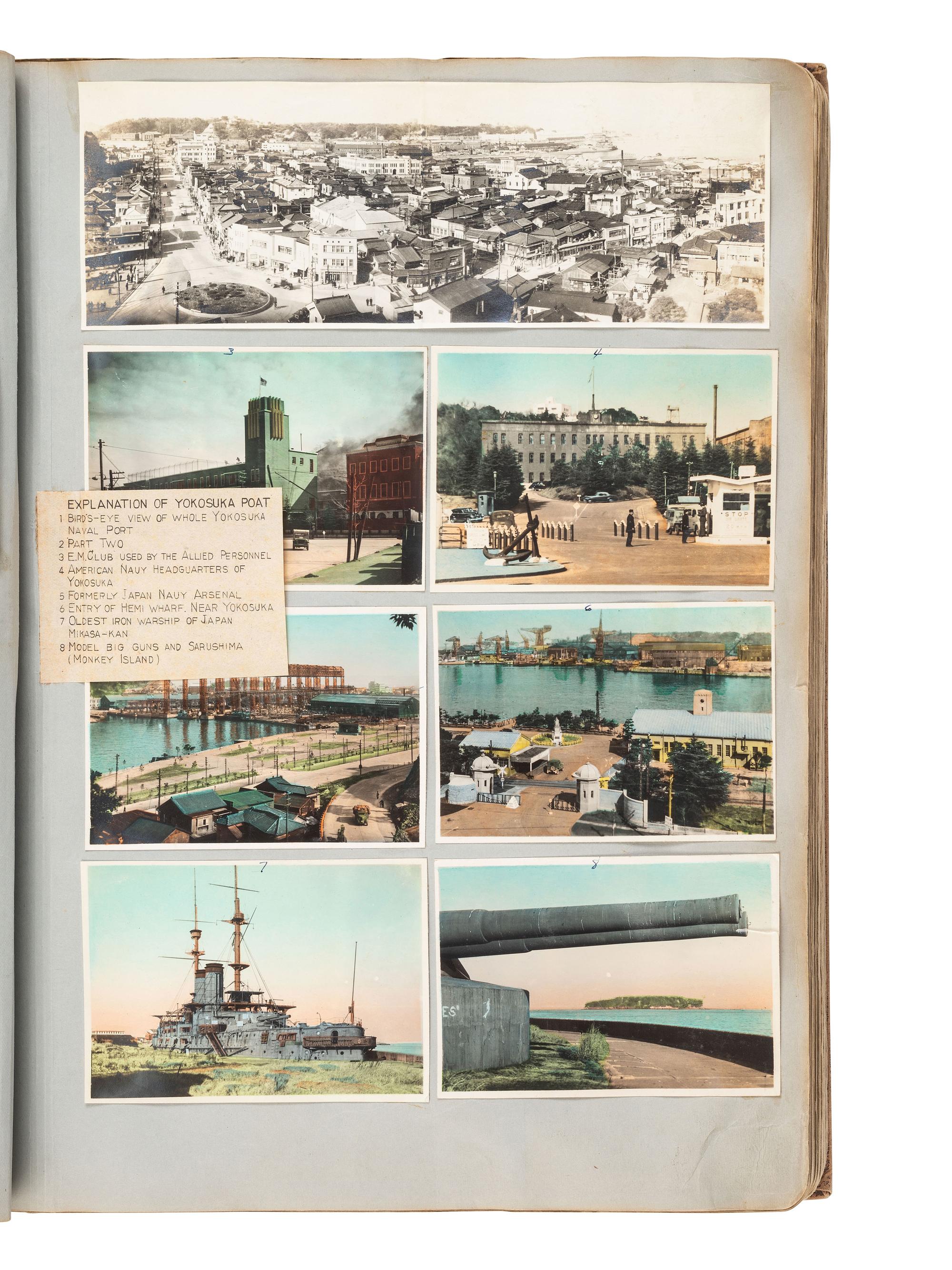 [WORLD WAR II] Albums documenting a soldier's experiences in Hawaii and Japan with additional photos