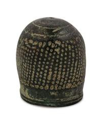 A Roman Bronze Thimble