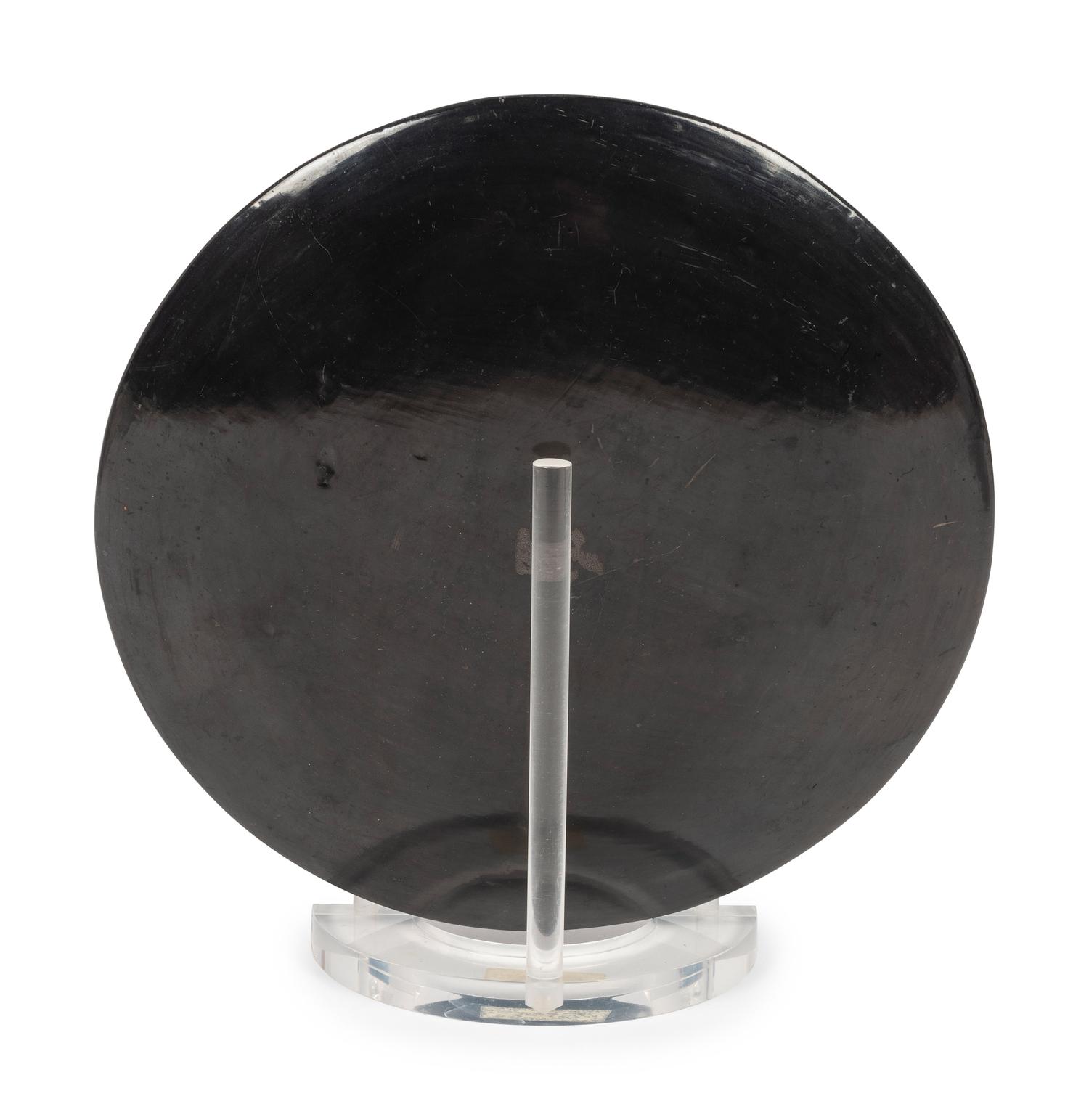 Blackware Pottery Plate