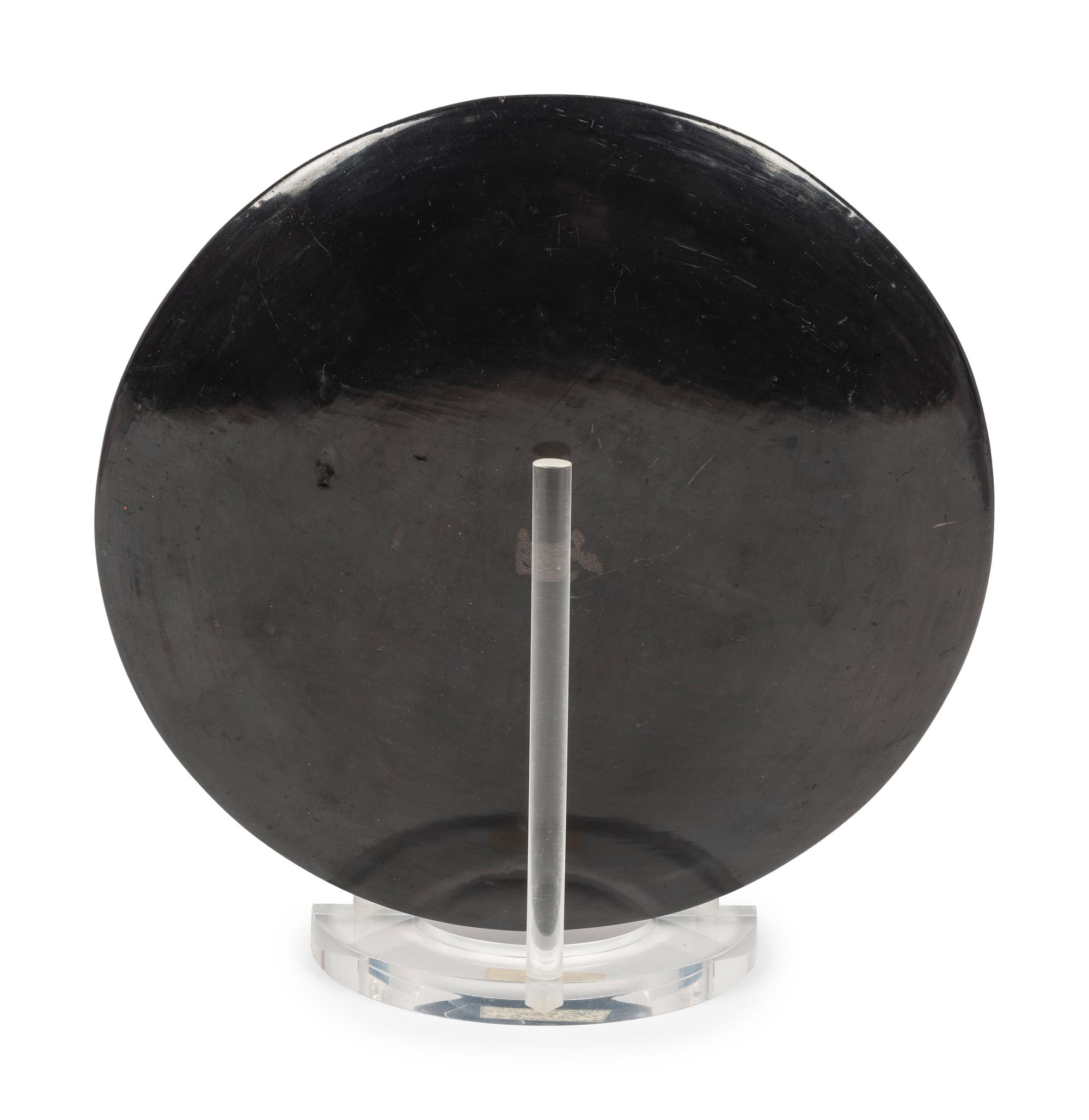 Blackware Pottery Plate