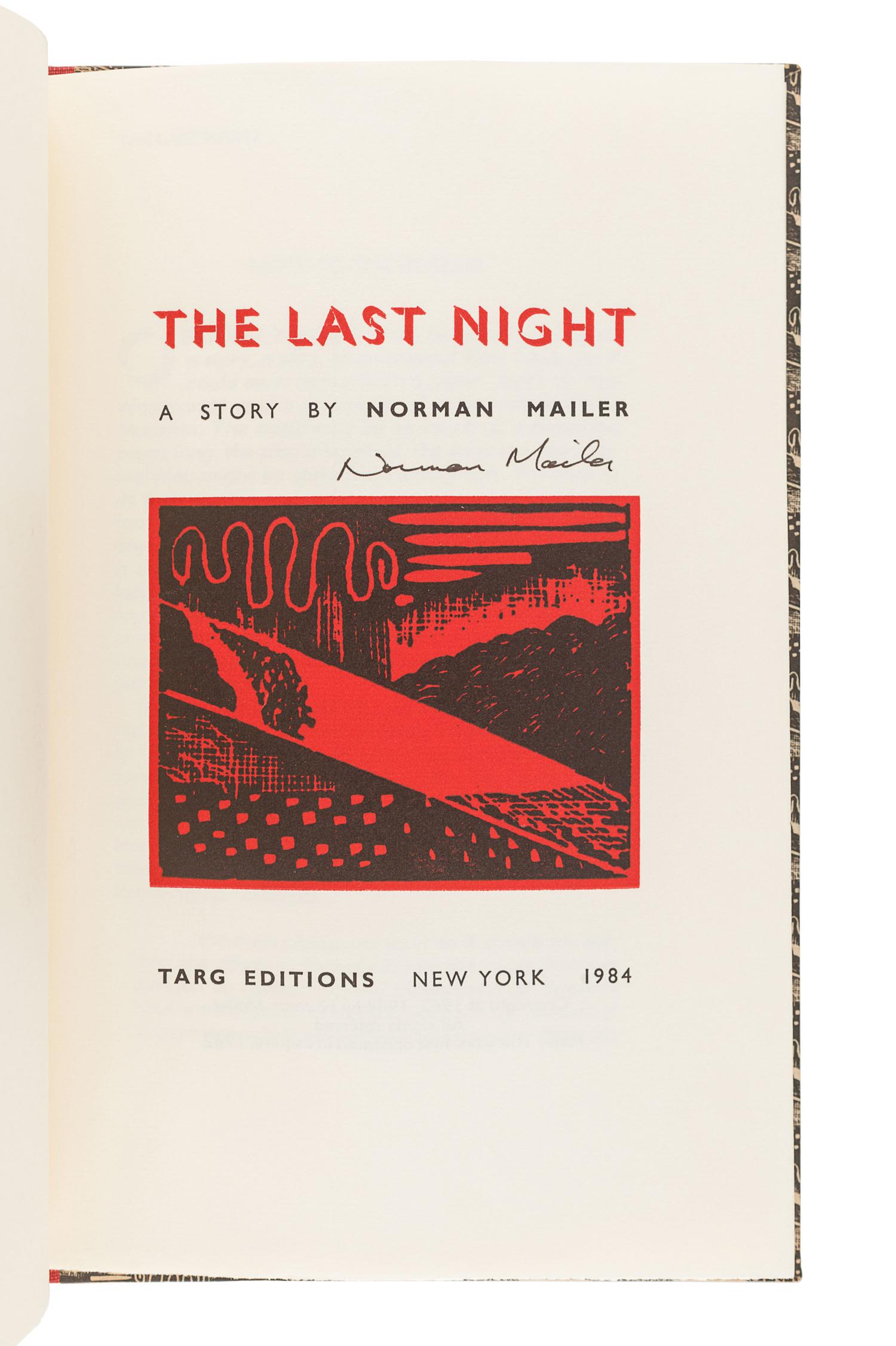 [MAILER, Norman (1923-2007)]. A group of 5 FIRST EDITIONS, comprising: