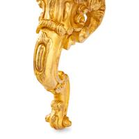 A Pair of Georgian Style Giltwood Wall Brackets