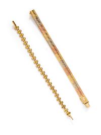 COLLECTION OF GOLD BRACELETS