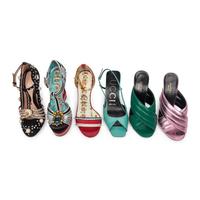 GUCCI, SIX PAIRS OF HEELS