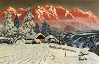 Alois Arnegger, (Austrian, 1879–1967), Winter Landscape