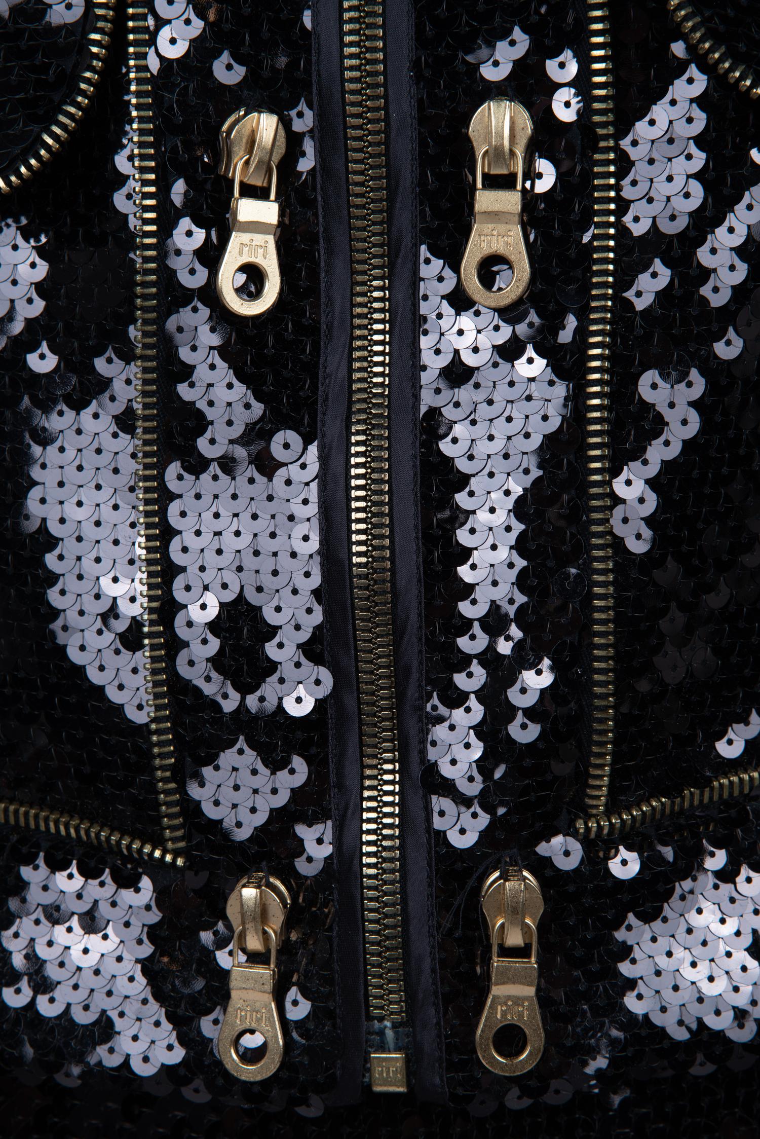Louis Féraud Sequined Two-Piece Skirt Suit, 1980s