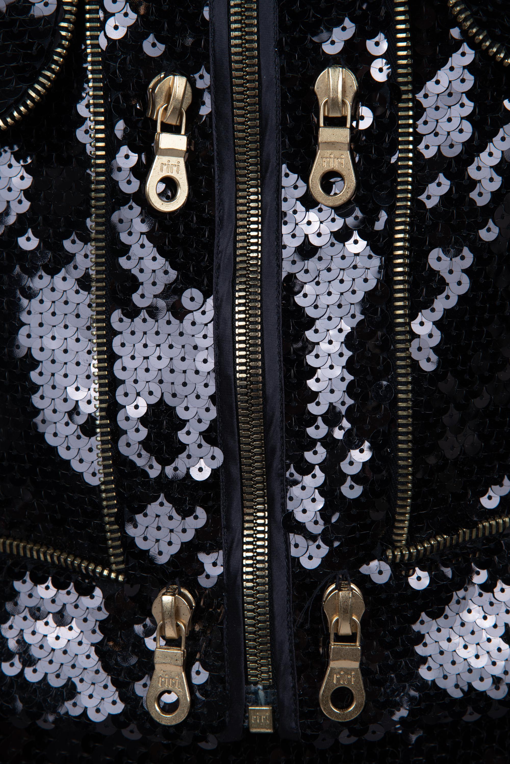 Louis Féraud Sequined Two-Piece Skirt Suit, 1980s