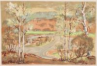 Five Works: Bishop's Chapel, edition 25/130; Spring Pastures , edition 23/130; Lilies , edition 31/120; New Mexico Village , edition 63/115; The Beaver Pond