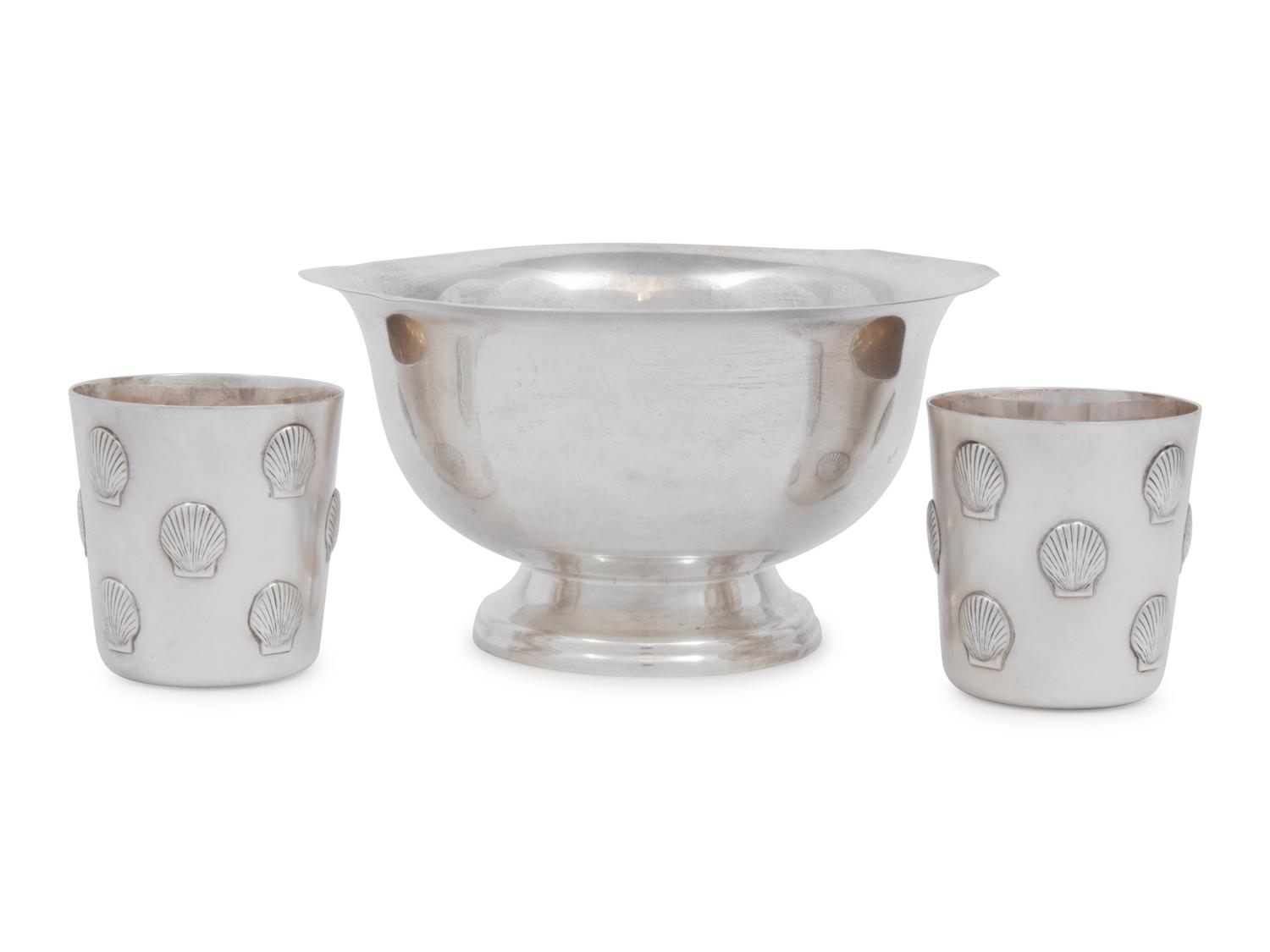 Three Mexican Silver Articles