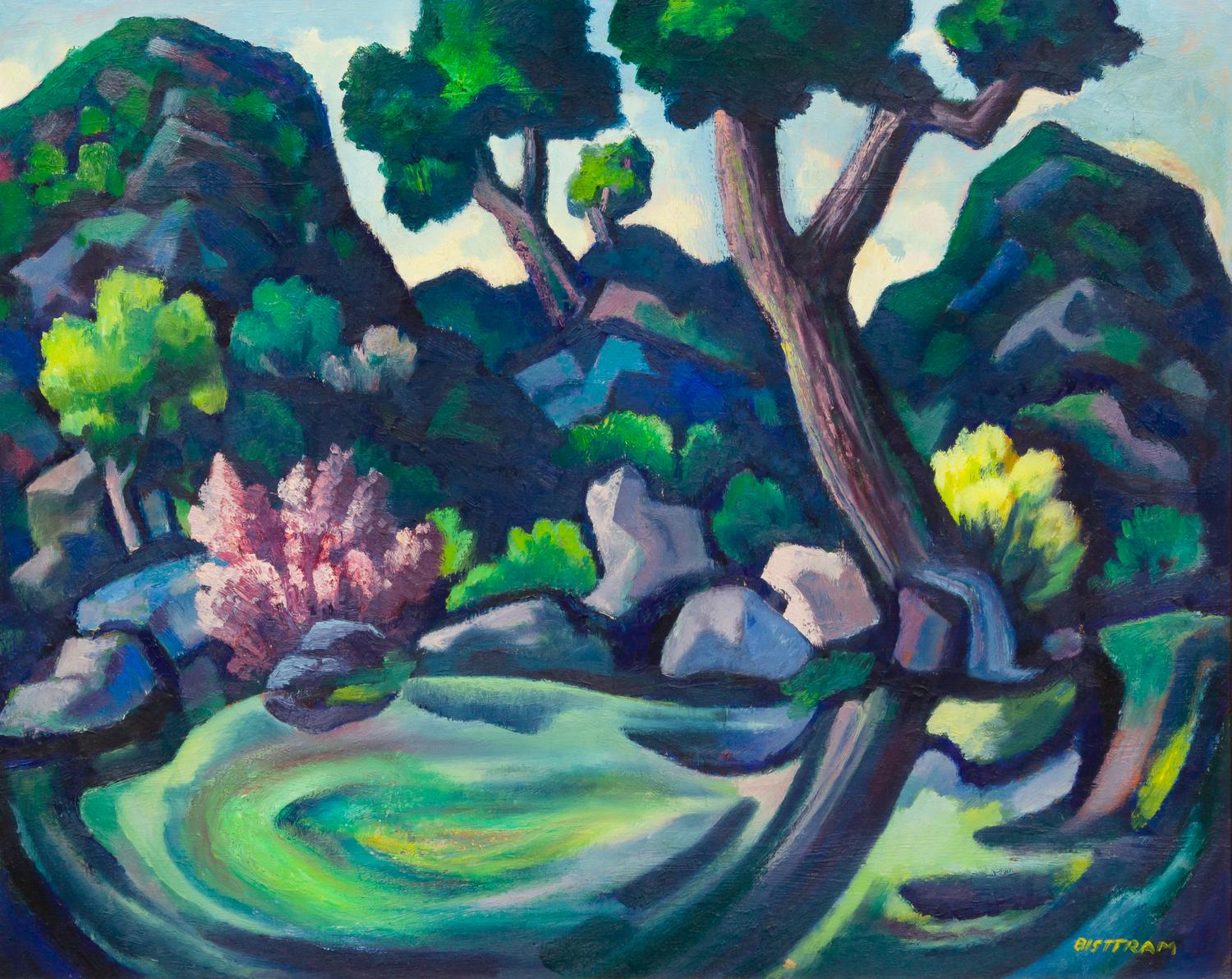 Emil Bisttram, (American, 1895-1976), Taos, N.M.